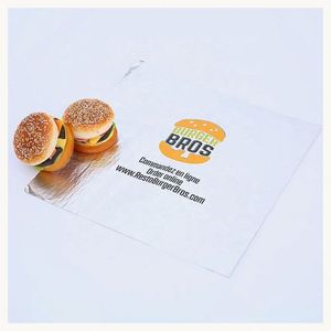 Papier d'emballage en aluminium pour sandwichs et hamburgers, papier laminé pour emballer les aliments - Product Image 6