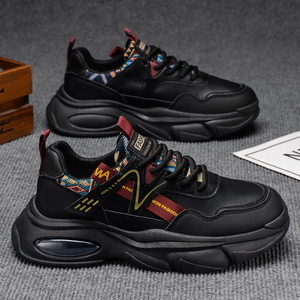 Nouvelles Chaussures Homme Automne 2025 – Baskets Sportives en Cuir Respirantes pour Jeunes, Tendance, à Semelle Épaisse, Décontractées, Style « Dad Shoes », Sneakers Mode - Product Image 4