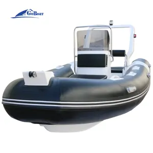 Goboat-barco eléctrico de aluminio con diseño moderno para pesca, bote de pesca todoterreno con Motor eléctrico de 4,8 M, 16 pies, 2022, modelo de China, modelo RIB480