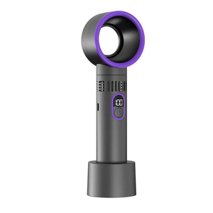 Rechargeable Mini Handheld Leafless <b>Fan</b> Stand-up with LED Display Cooling <b>Fan</b> Leafless <b>Fan</b> - Product Image 4