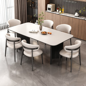 Chaise de salle à manger en bois massif italienne avec revêtement en cuir, design ergonomique, minimaliste, moderne, chaise d'appoint de luxe pour la maison - Product Image 1