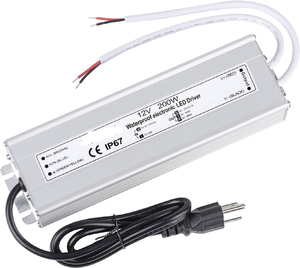 Transformateur LED extérieur 24V, <span class=keywords><strong>driver</strong></span> étanche 240V vers 24V DC, alimentation IP67 300W 24 Volts pour bandes LED, lampes de jardin - Product Image 2