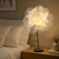 Bunga Artifisial LED Berlampu Grosir untuk Dekorasi Pernikahan, Acara, Restoran, Centerpiece, Custom OEM