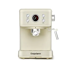 Empstorm 2024 휴대용 기계 화이트 아메리카노 카푸치노 2in1 양조 커피 간단한 캡슐 커피 메이커 소매 및 도매