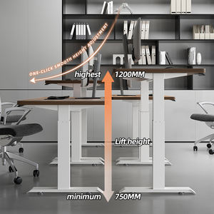 Cadre de <span class=keywords><strong>bureau</strong></span> électrique à double moteur brushless ultra silencieux, base de table ergonomique réglable en hauteur pour le <span class=keywords><strong>bureau</strong></span> - Product Image 5
