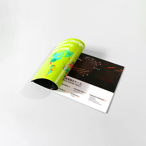 Tùy chỉnh thiết kế ấn tượng giấy các tông trifold Flyer kinh doanh tài liệu danh mục in ấn phim bóng nhiều lớp yên khâu - Product Image 6