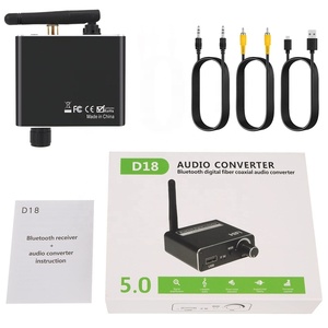 Récepteur <span class=keywords><strong>Bluetooth</strong></span> 5.0 3 en 1, conversion numérique-<span class=keywords><strong>analogique</strong></span> 192 kHz avec lecture sur clé USB, <span class=keywords><strong>convertisseur</strong></span> <span class=keywords><strong>audio</strong></span> coaxial Toslink Amp DAC - Product Image 6