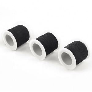 Good Tenacity High Quality Cheap <b>Custom</b> Elastic Polyester+Nylon Yarn Denim Sewing Supplies 0.3mm White/Black Elastic Webbing for - Product Image 2