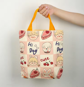 Sac fourre-tout en toile imprimée pour la plage, très tendance, sac à bandoulière pour fille, sac d'école mignon, sac de shopping - Product Image 6