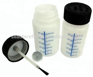 Pennello applicatore per bottiglia di plastica graduata con ritocco di vernice e mescolare <span class=keywords><strong>50</strong></span> <span class=keywords><strong>ml</strong></span> - Product Image 1