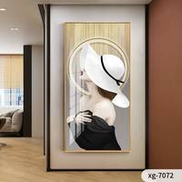 Morden femme Graffiti Art affiches imprime abstraite mode fille peintures toile imprimée photos
