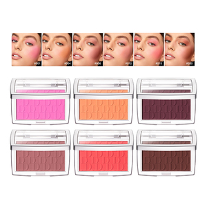 Fard à Joues Mat Naturel Sans Cruauté Longue Tenue Pigment Végétalien Teinte Personnalisable Maquillage Palette Fard à Joues Chimique Marque Privée - Product Image 1