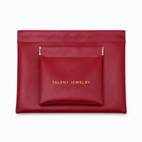 Sac à bijoux de luxe en cuir PU pour boucles d'oreilles et colliers, emballage textile – Fabricant Talent