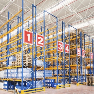 מדפי ערמה תעשייתי רב תכליתי מדפי מתכת לאחסון זרימת אלומיניום מחסן - Product Image 1