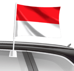 Bắc macedonia bán buôn thăng hoa trống giá rẻ cửa sổ xe cờ xe cờ Polyester cờ quốc gia - Product Image 4