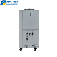 Refroidisseur d'eau portable refroidi par air 3HP CE Standard Chiller Équipement de refroidissement par eau par ventilateur