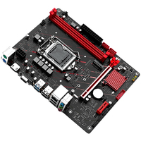 Carte mère de jeu JGINYUE H511M-TEN M-ATX LGA1200 DDR4 double canal double emplacement M.2 HDM1 D P pour processeur de bureau de 10e génération