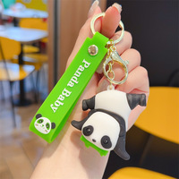 Soododo Niedlicher Plastik-Silikon DIY-Anhänger Anime-Puppe Schlüsselanhänger Souvenir-Geschenk für Frauen Taschen- und Autodekoration