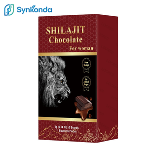 Complément alimentaire sain au chocolat OEM Shilajit Ashwagandha, antioxydant, améliore l'humeur et le sommeil, 100% pur SHILAJIT, sans <span class=keywords><strong>sucre</strong></span> ajouté - Product Image 1