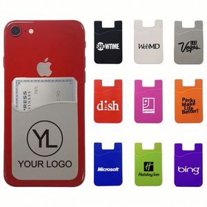 Funda de Silicona con Adhesivo Fuerte y Logotipo Personalizado, Tarjetero para Teléfono, Compatible con Todos los Smartphones - Product Image 1