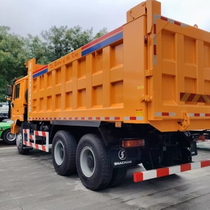 Camions bennes Shacman d'occasion robustes à prix abordable 6x4 371HP Plus de 50 tonnes Euro2 Diesel Levage avant/moyen - Product Image 5
