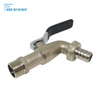 Robinet de raccords de tuyauterie en laiton entier en gros de haute qualité G1/2 robinets pour robinet d'eau de Machine à laver de jardin extérieur