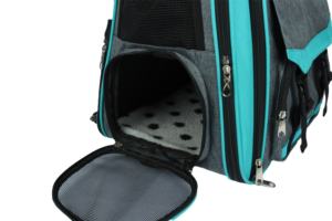 กระเป๋าใส่สัตว์เลี้ยงที่มีล้อถอดออกได้กระเป๋าใส่สัตว์เลี้ยงแบบนุ่มพับได้ที่สายการบินอนุมัติ - Product Image 5