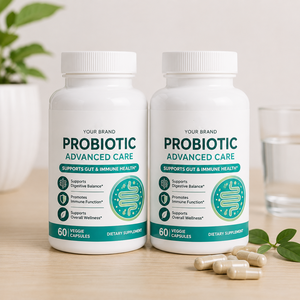 Cápsulas probióticas de Akkermansia de etiqueta privada OEM, vitamina 4 en 1, digestión intestinal, soporte para la salud, fuerza, pared intestinal para adultos - Product Image 1