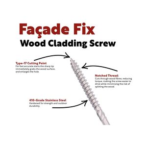 Vis de fixation pour bardage en bois, vente chaude |   Acier inoxydable - Product Image 6