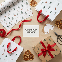 Papier cadeau personnalisé avec logo imprimé, papier cadeau en soie, papier cadeau coloré pour Noël, papier cadeau pour le jour de Noël, papier de soie pour emballer les cadeaux