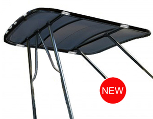 T-top universel pour bateau, T-top et tour de ponton en aluminium avec cadre noir enduit - Product Image 5