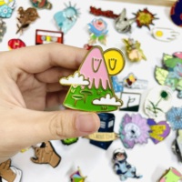 Broches et badges en métal personnalisés, émail souple ou dur, thèmes anime et dessin animé, sans MOQ, directement du fabricant, avec logo sur mesure – Nouvelle collection tendance