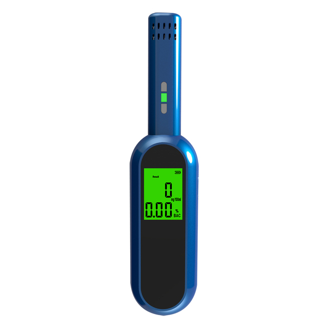 Convenient Blow-Type Wine Driving Tester Alcohol Detector with Convenient VOC Alarm Level Measuring Instrument
