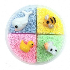 Floam 2019, Juguete de Arcilla Plástica PVA de 4 Colores, Slime Antiestrés para Niños, con Forma de Frutas, Unicornio y Nieve, Juguete Educativo - Product Image 3