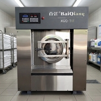 Lave-linge industriel grande capacité en acier inoxydable 304, ensemble de machines à laver commerciales à carte, pour usage hôtelier