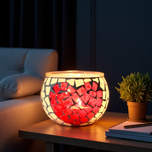 <span class=keywords><strong>Grand</strong></span> chandelier <span class=keywords><strong>en</strong></span> <span class=keywords><strong>verre</strong></span> mosaïque <span class=keywords><strong>en</strong></span> forme de cœur pour Noël et Pâques mariage et décoration d'ornement de festival Qixi - Product Image 4