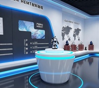 Vitrine d'exposition pour robots Robotime, pour utilisation en magasin, avec éclairage LED, écologique, durable, taille et couleur personnalisables, construction robuste