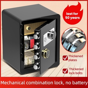 Steel <strong>Mechanical</strong> Lock Security <strong>Safe</strong> <strong>Box</strong> Top-tier Quality Home Safety Deposit &amp; <strong>Key</strong> Storage with Customized Options - Product Image 2