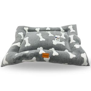 Cuccia per Cani Yommy Design a Osso Grigio Antiscivolo Resistente Disponibile nelle Taglie S M L - Product Image 1