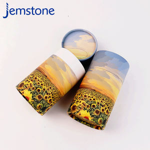 Emballage en tube en carton biodégradable avec perles parfumées imprimées sur mesure, avec ouverture facile à déchirer, tube en papier kraft, boîte cylindrique - Product Image 3