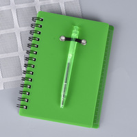 Carnet de notes simple à spirale personnalisé pour étudiants, notes adhésives, design portable, pages à feuilles mobiles, logo/graphisme personnalisable, papier Dorland