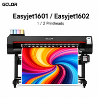 Impresora Eco Solvente de 1.6m, Impresora de Inyección de Tinta Eco Solvente para Vinilos, Pancartas, Publicidad Exterior