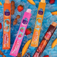 Film en Rouleau pour Tubes de Glace, Emballage de Sucettes Glacées avec Impression, Film en Rouleau pour Emballage Automatique, Sac Plastique pour Glaces à l'Eau