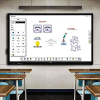 Écran tactile intelligent multi-tailles OEM, tableau blanc interactif, écran portable, logo personnalisé, logiciel personnalisé