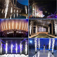 Machine à feux d'artifice à étincelles froides électrique 750W en métal avec télécommande pour scène de concert de mariage