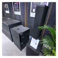 Haut-parleur colonne Hzaudio LL6 en néodyme 480W stéréo pleine gamme 4 pouces avec subwoofer 15 pouces, enceinte en bois écologique pour home cinéma