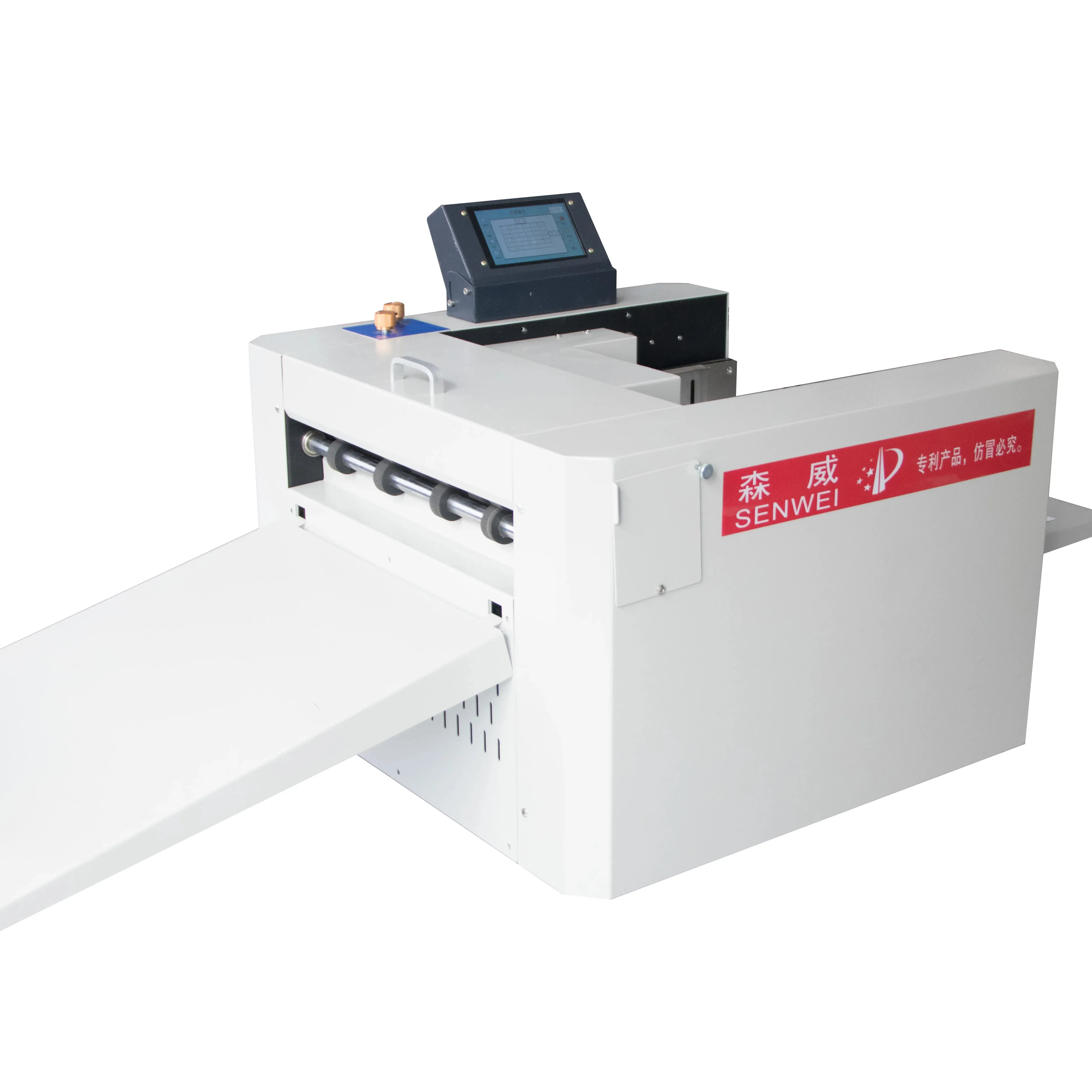 Sm372y senwei giấy nhăn PLC kiểm soát máy tùy chọn Tủ giấy creaser chấm dòng thụt máy A3 Kích thước