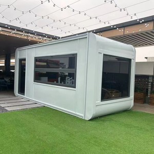 Steel Cartridge Mobile Travel Home 4-6 Persons Gray Integrated <b>House</b> With <b>Bed</b> For Outdoor Living - Product Image 1