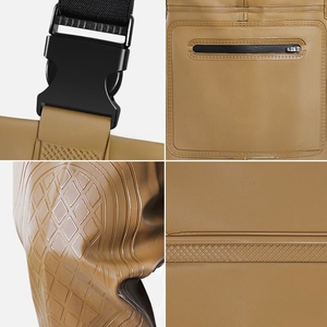 Waders de pêche unisexes imperméables et coupe-vent de haute qualité 2024, <span class=keywords><strong>tailles</strong></span> 36-47, 6 couleurs, respirants en PVC avec grande poche - Product Image 2