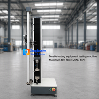 Machine d'essai de résistance à la traction de 5000N pour matériaux en caoutchouc, testeur de traction efficace